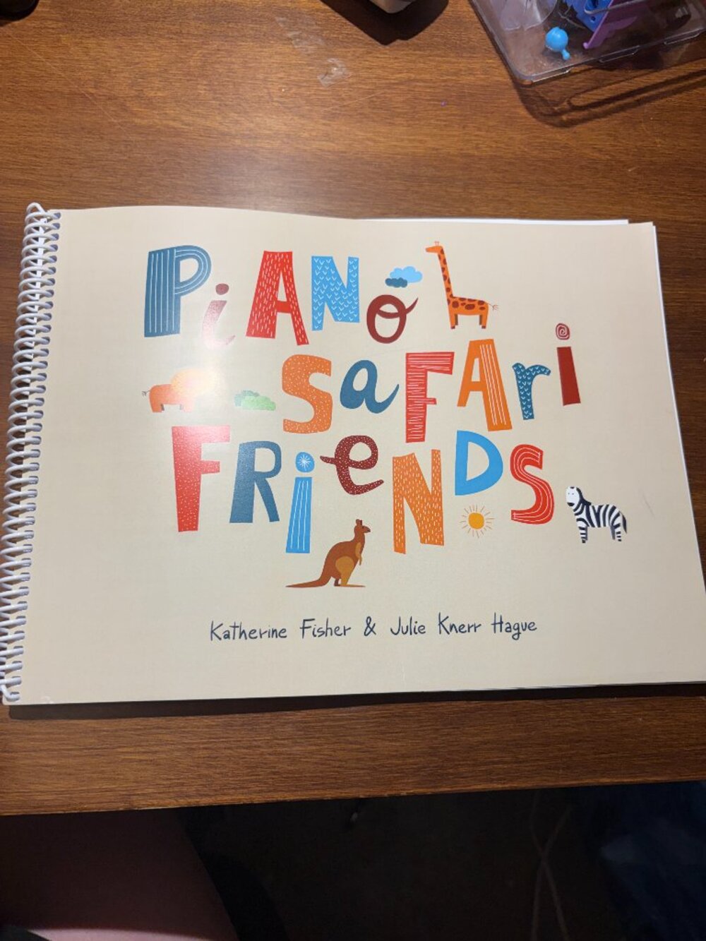 Piano Safari Friends Beginner Piano Book by Katherine Fisher Julie Hague